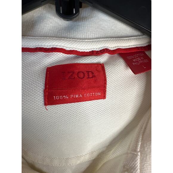 Men’s cream size, large IZOD collared shirt. Excellent condition. - Picture 3 of 7